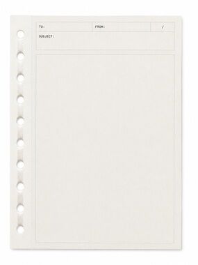 Cloth‎ and Paper (C&P) Note Pad CP Petite Size Black page Ends New